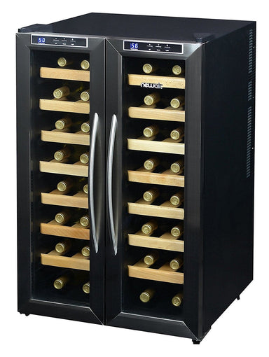 NewAir NewAir 32-Bottle Stainless Steel Dual Zone Wine Refrigerator - AW-321ED