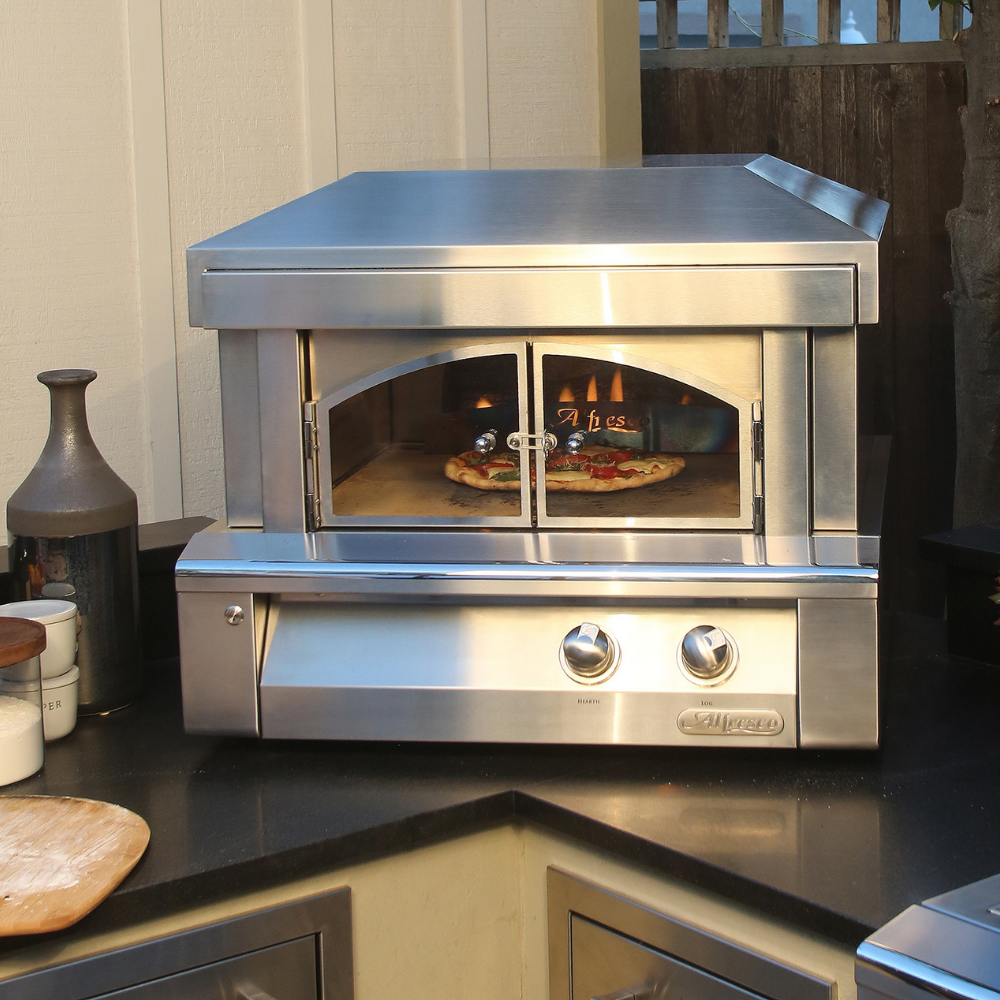 Alfresco 30-Inch Countertop Outdoor Pizza Oven Plus (AXE-PZA-LP/NG)