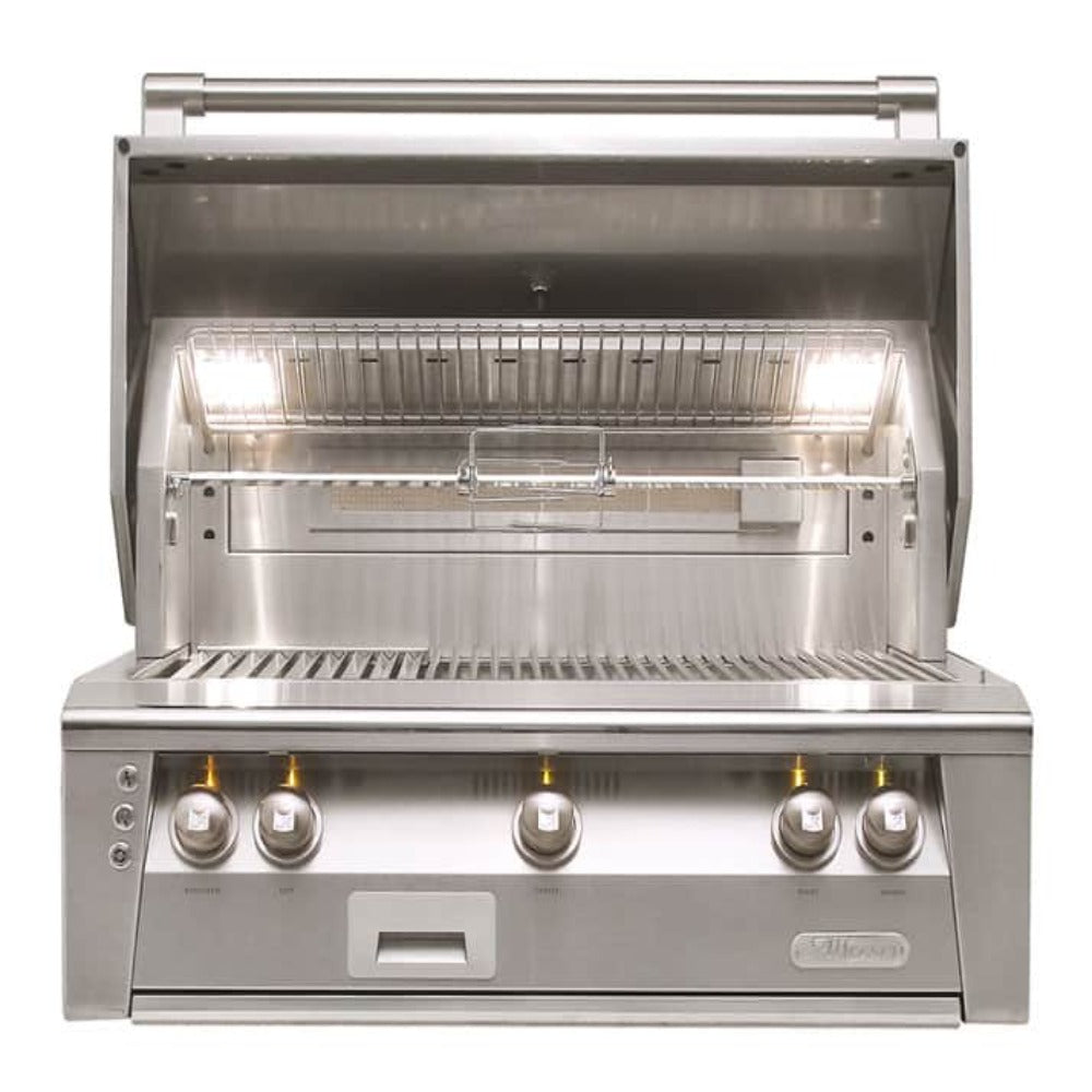 Alfresco ALXE 36-Inch Built-In Gas Grill with Rotisserie (ALXE-36-NG/LP)