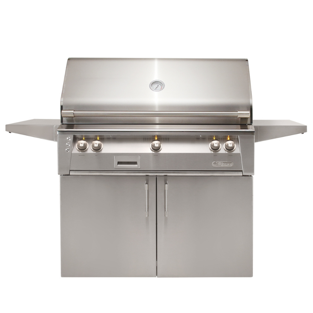 Alfresco ALXE 42-Inch Freestanding Gas Grill with Sear Zone Burner & Rotisserie (ALXE-42SZC-LP/NG)