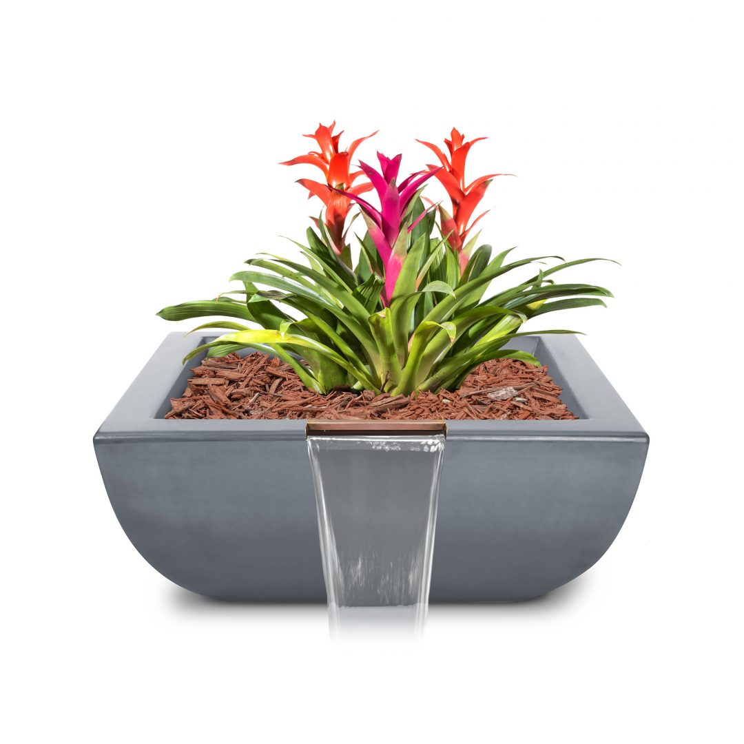 The Outdoor Plus Avalon Planter & Water Bowl | GFRC Concrete