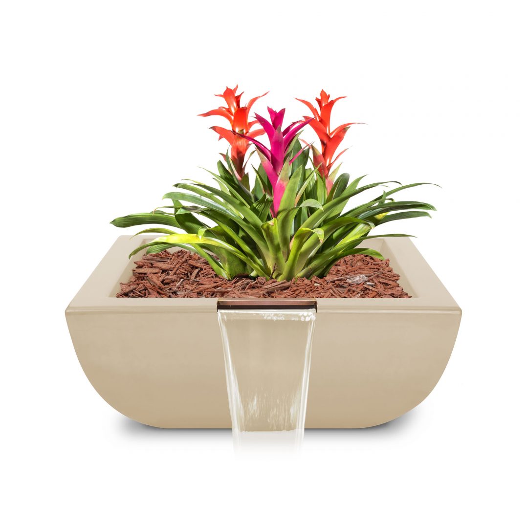 The Outdoor Plus Avalon Planter & Water Bowl | GFRC Concrete