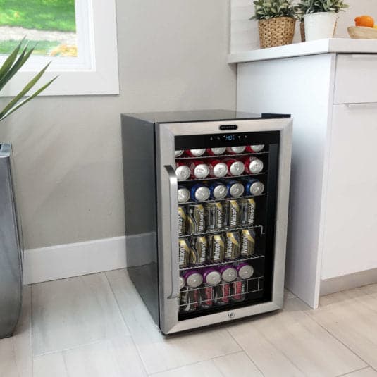 Whynter Whynter Freestanding 121 Can Beverage Refrigerator - BR-1211DS