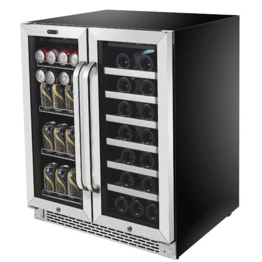 Whynter Whynter 30" Built-In Dual Zone 33 Bottle 88 Can Wine And Beverage Refrigerator- BWB-3388FDS