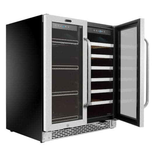 Whynter Whynter 30" Built-In Dual Zone 33 Bottle 88 Can Wine And Beverage Refrigerator- BWB-3388FDS