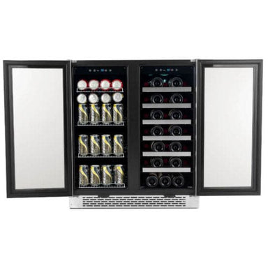 Whynter Whynter 30" Built-In Dual Zone 33 Bottle 88 Can Wine And Beverage Refrigerator- BWB-3388FDS
