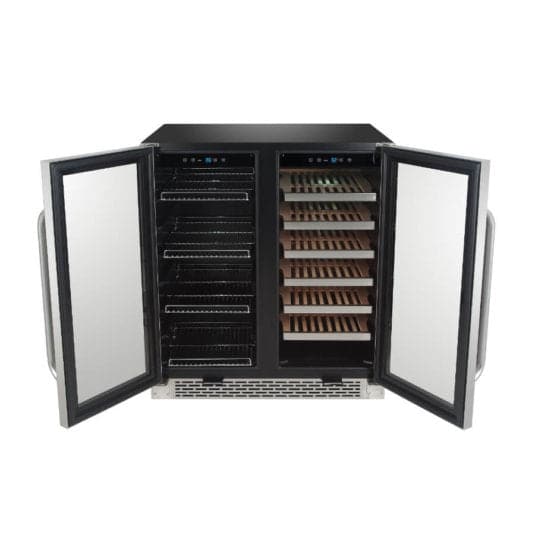 Whynter Whynter 30" Built-In Dual Zone 33 Bottle 88 Can Wine And Beverage Refrigerator- BWB-3388FDS