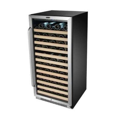 Whynter Whynter 100 Bottle Built-in Stainless Steel Wine Refrigerator with Display Rack -BWR-1002SD