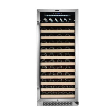 Whynter Whynter 100 Bottle Built-in Stainless Steel Wine Refrigerator with Display Rack -BWR-1002SD