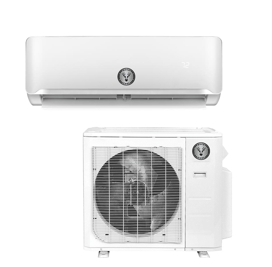 BuckCool EZ Connect 36K BTU Ductless Mini Split Heat Pump Complete System, UB1MSHQCW36