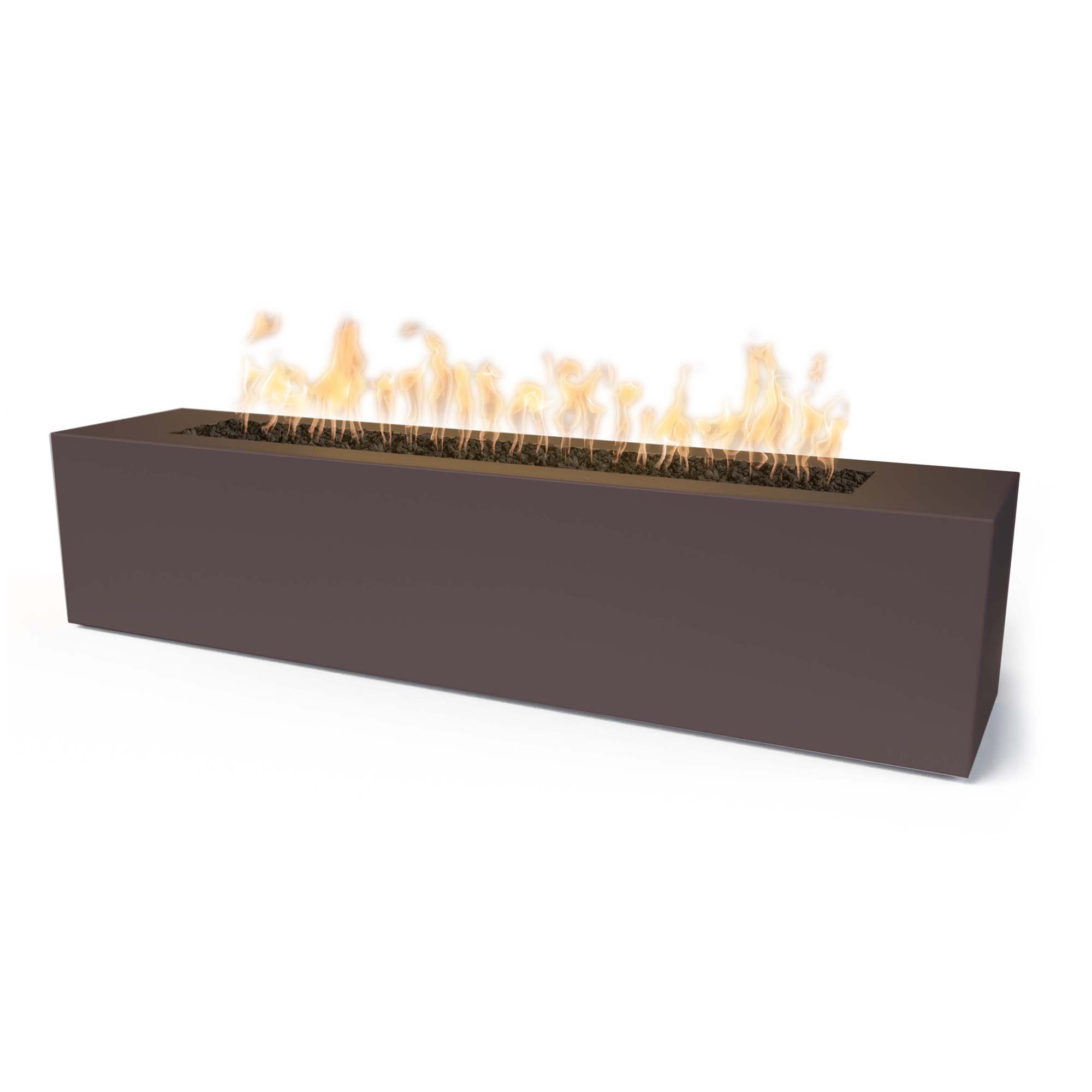 The Outdoor Plus Carmen 72" x 16" x 24" Fire Pit | Corten Steel