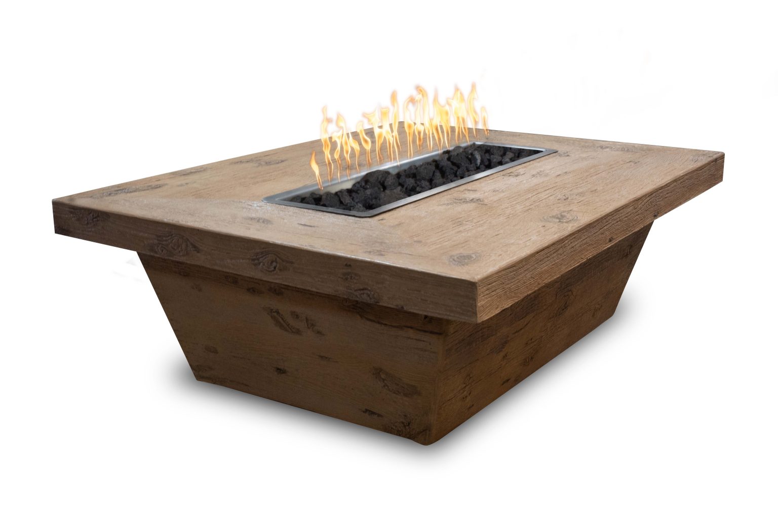 The Outdoor Plus Carson Fire Pit | Wood Grain