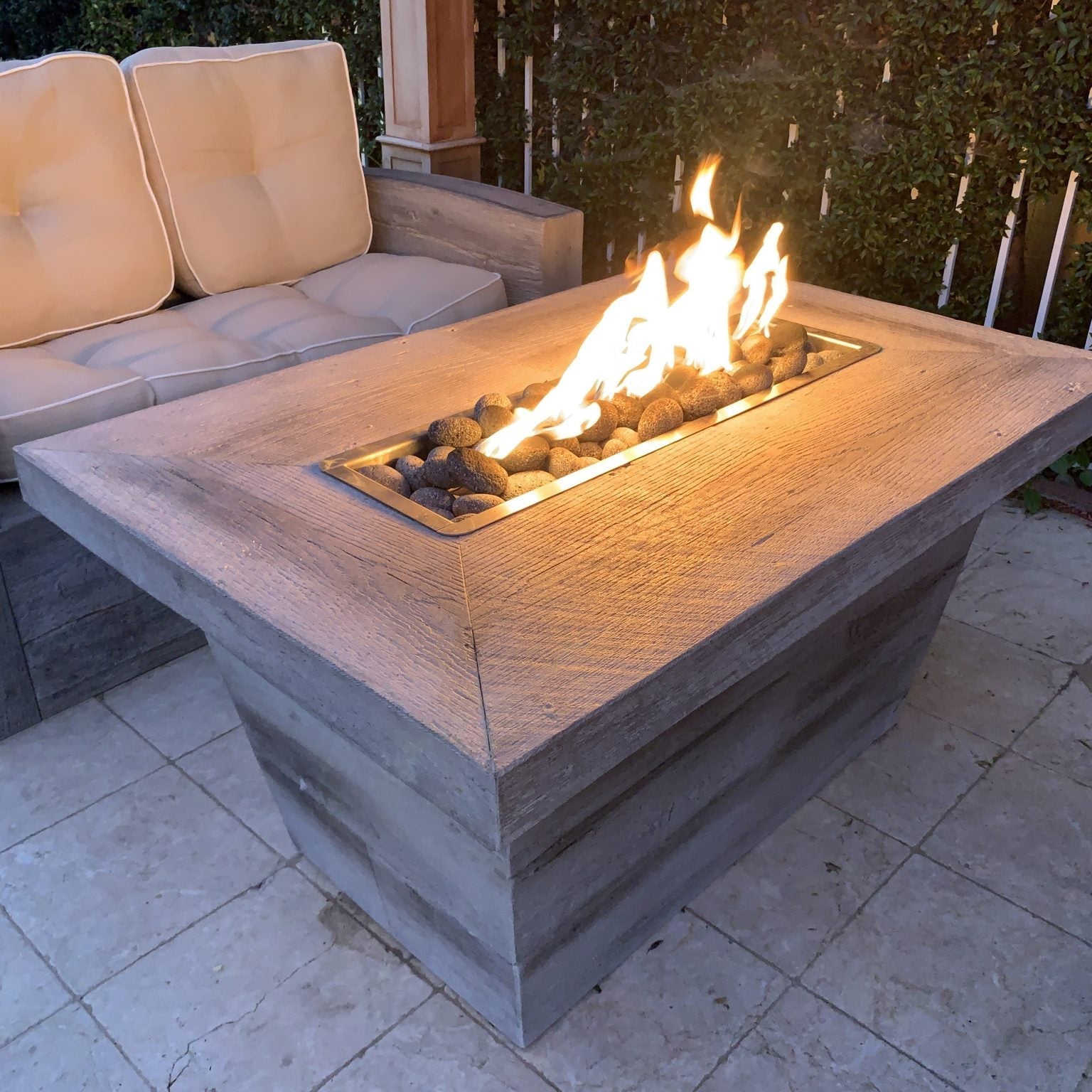 The Outdoor Plus Carson Fire Pit | Wood Grain