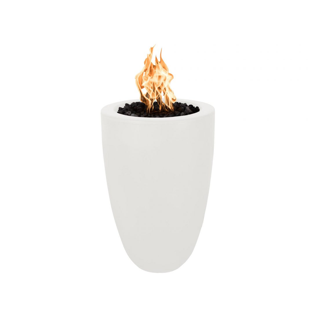 The Outdoor Plus Castillo Fire Pillar | Concrete