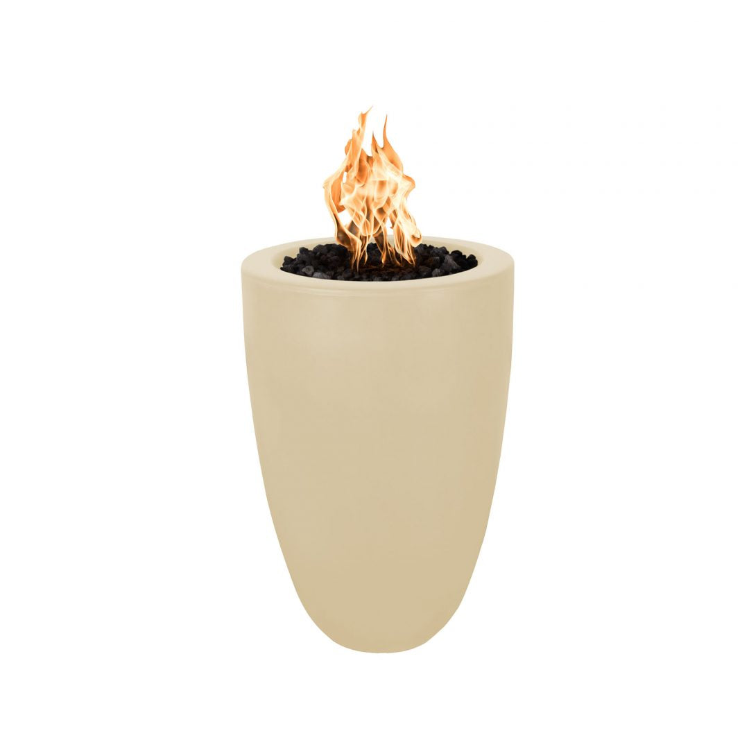 The Outdoor Plus Castillo Fire Pillar | Concrete