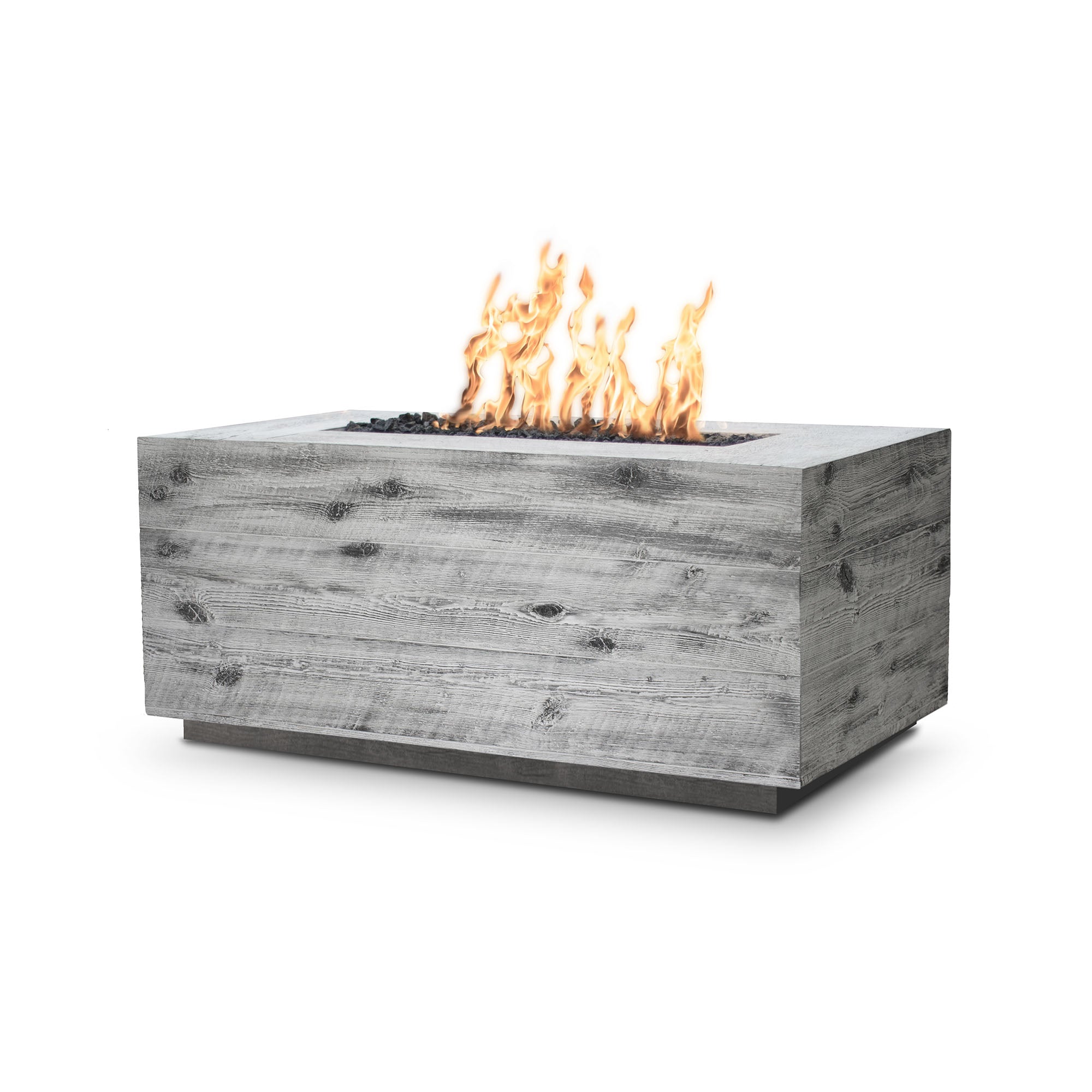 The Outdoor Plus Catalina Fire Pit | Wood Grain Concrete