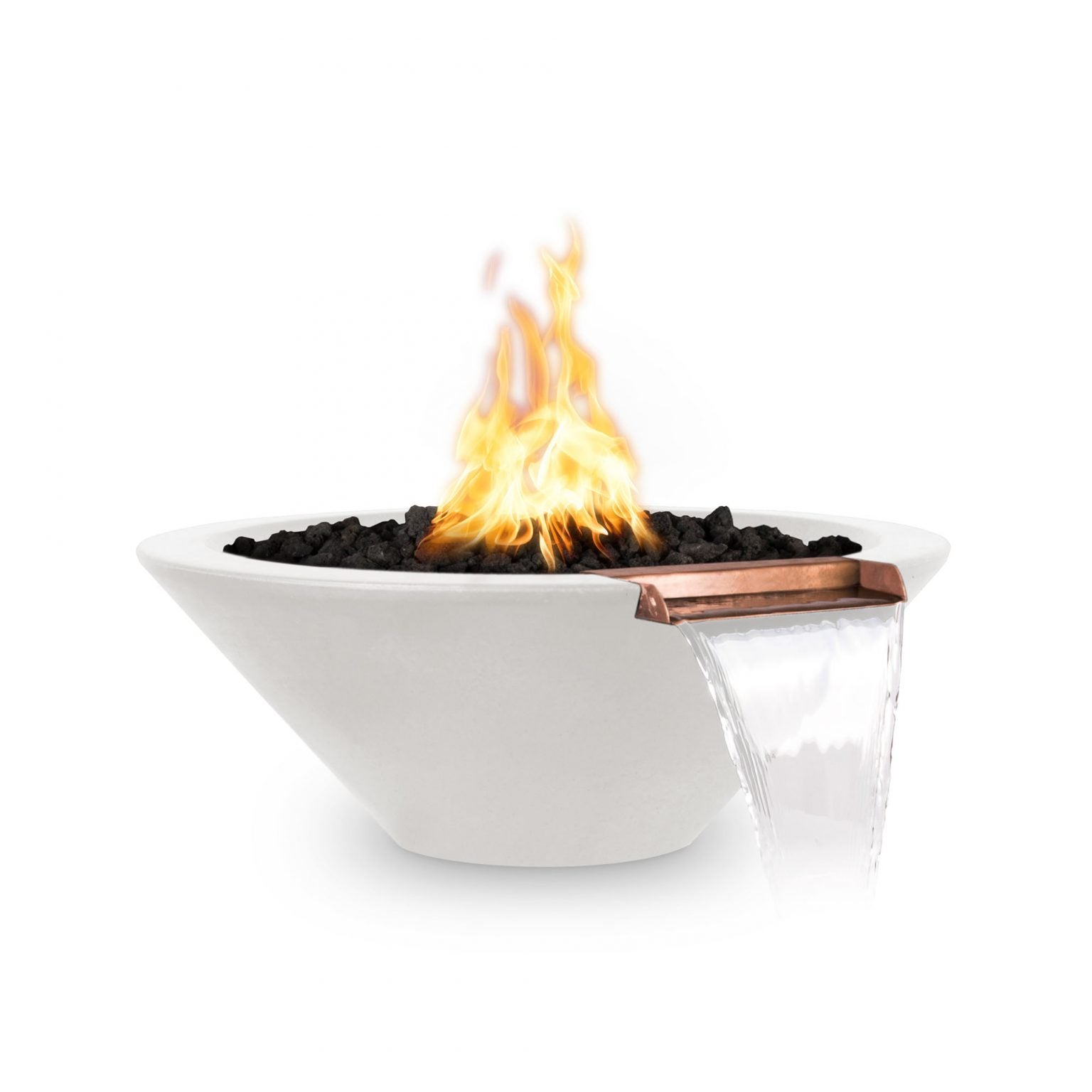 The Outdoor Plus Cazo Fire & Water Bowl | GFRC Concrete