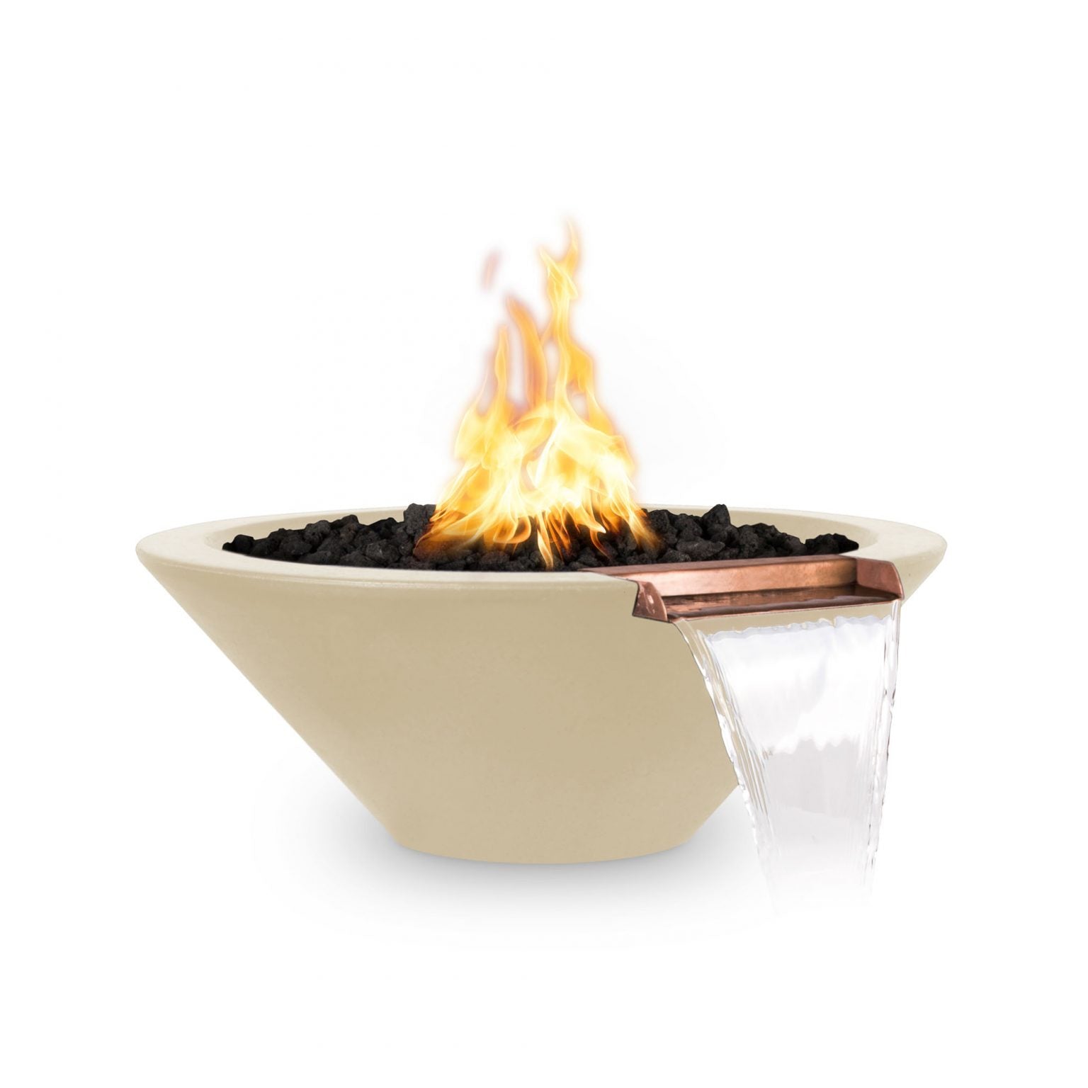 The Outdoor Plus Cazo Fire & Water Bowl | GFRC Concrete