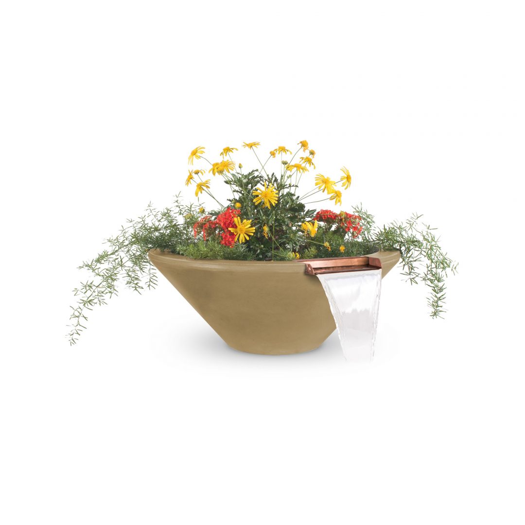 The Outdoor Plus Cazo Planter & Water Bowl | GFRC Concrete