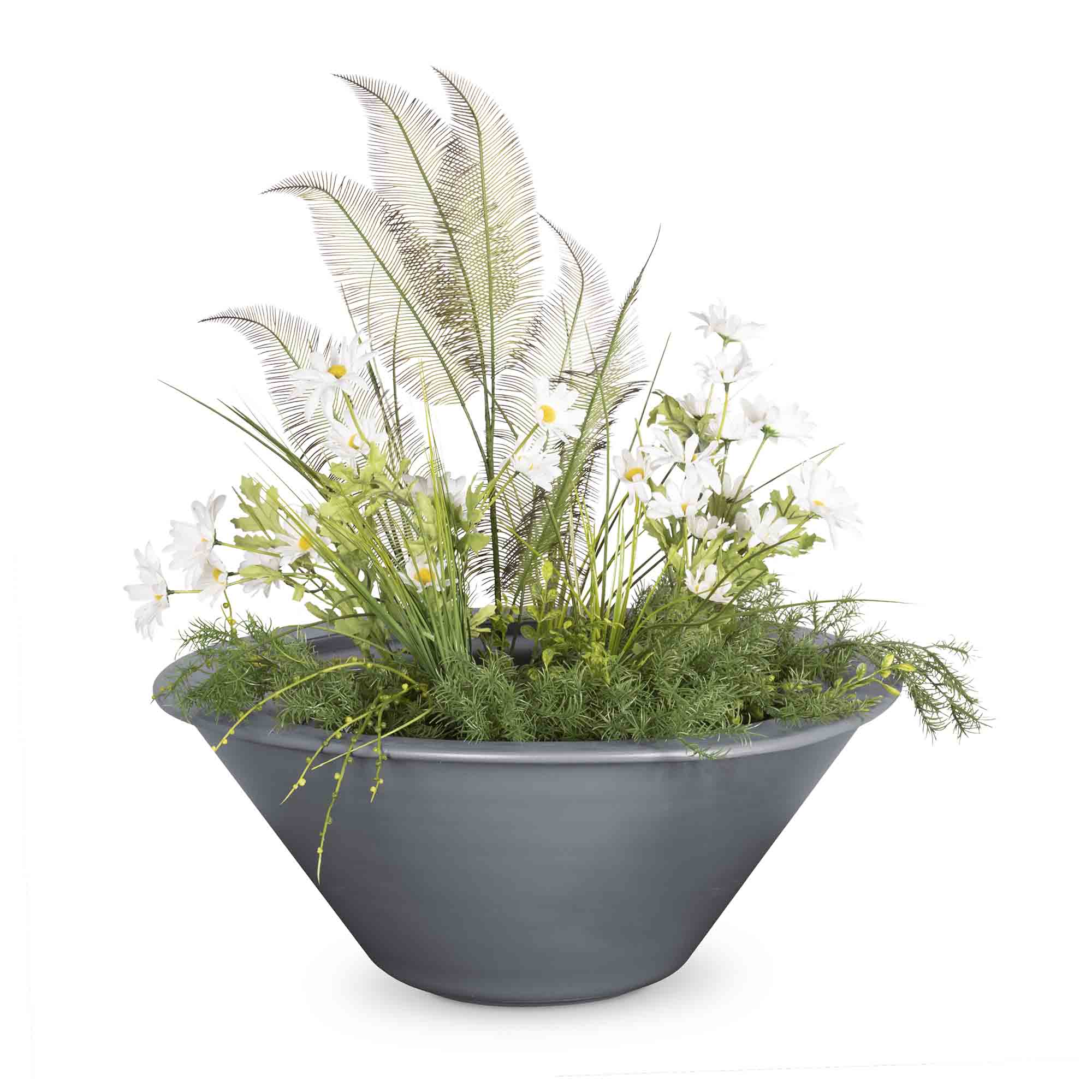 The Outdoor Plus Cazo Planter Bowl | Metal Powder Coat