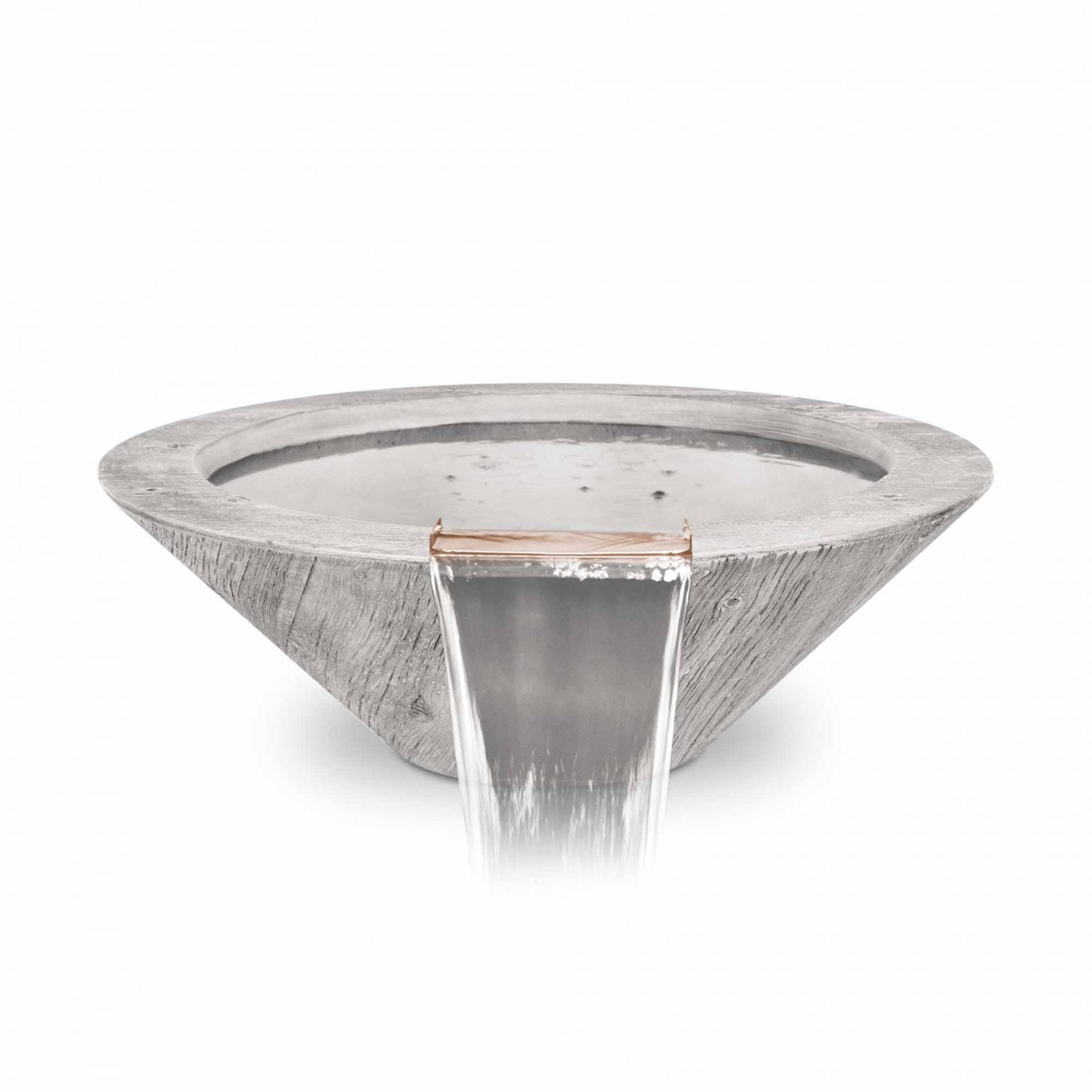 The Outdoor Plus Cazo Water Bowl | Wood Grain