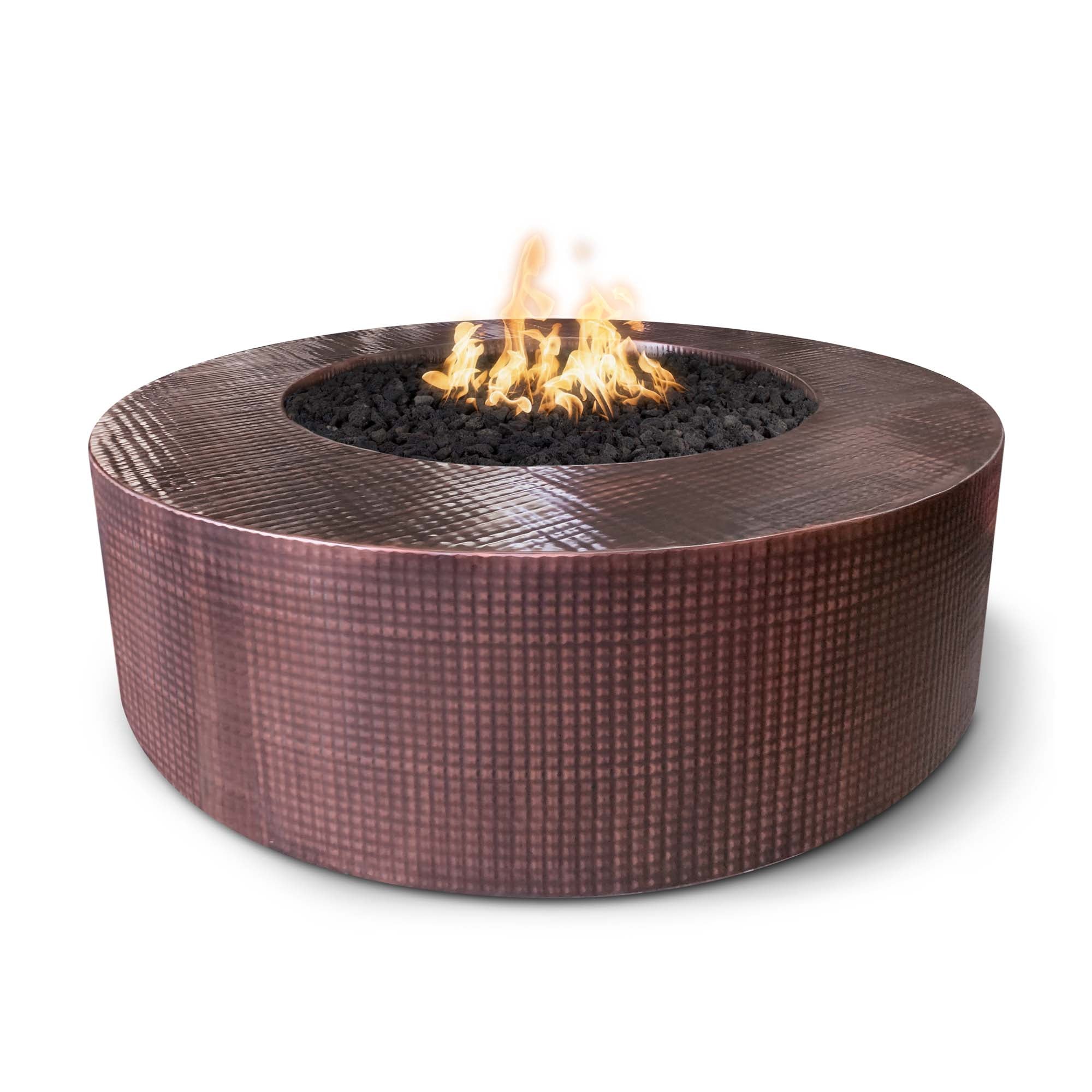 The Outdoor Plus Unity Fire Pit 18" Tall | Hammered Copper