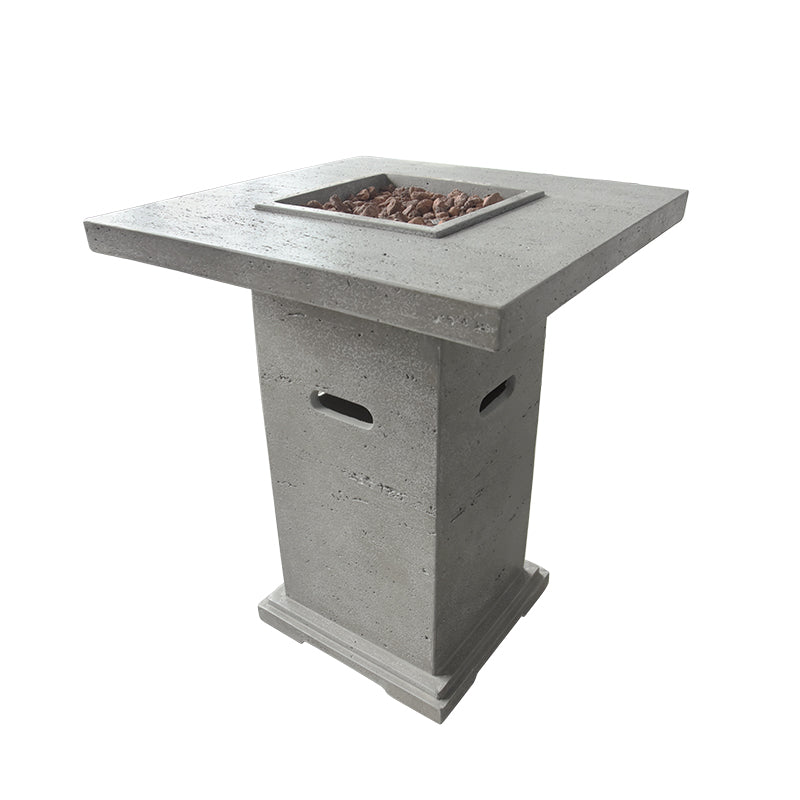 Elementi Montreal Bar Table (Propane) - Light Grey