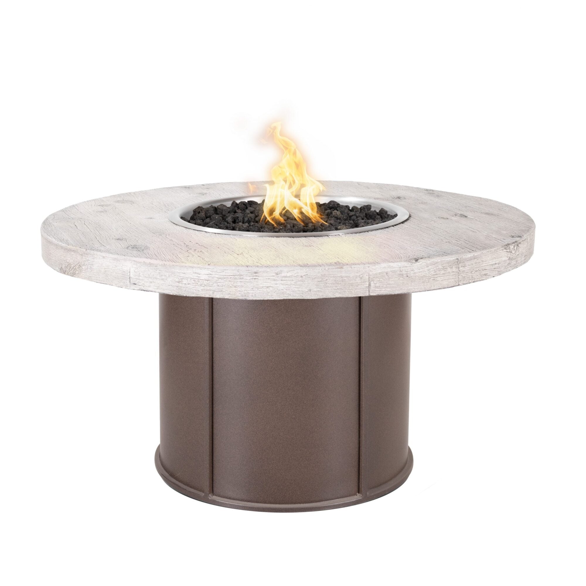 The Outdoor Plus 43" Fresno Fire Pit | Wood Grain