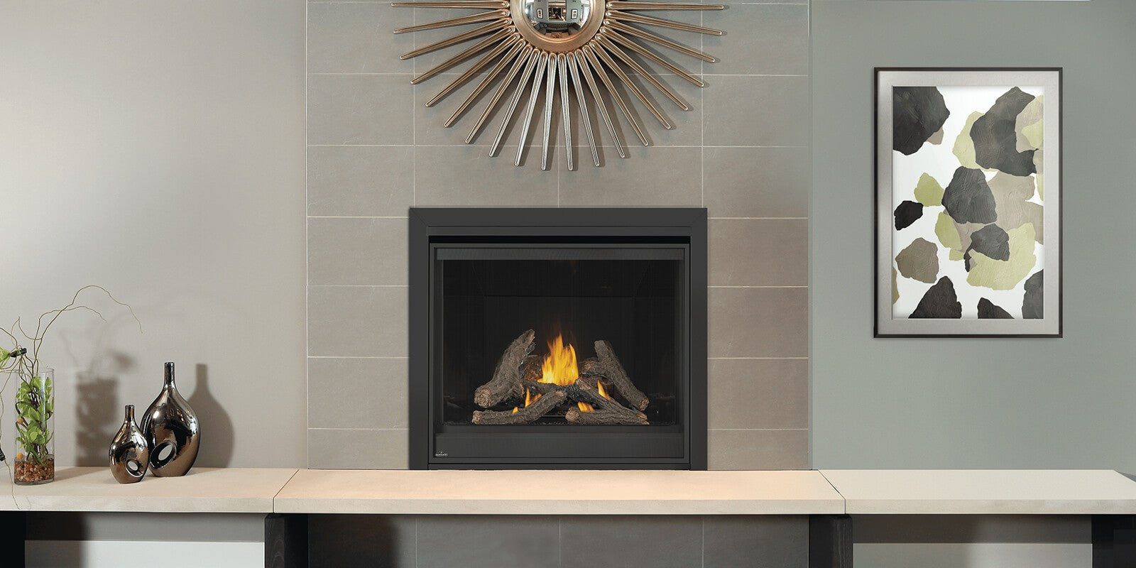 Napoleon Ascent Deep X Series Direct Vent Gas Fireplace