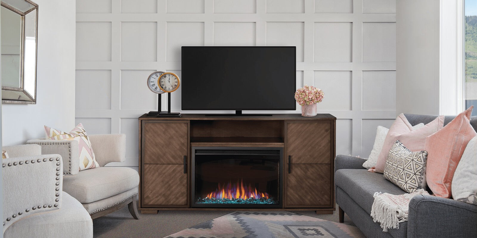 Napoleon Franklen Electric Mantel Package