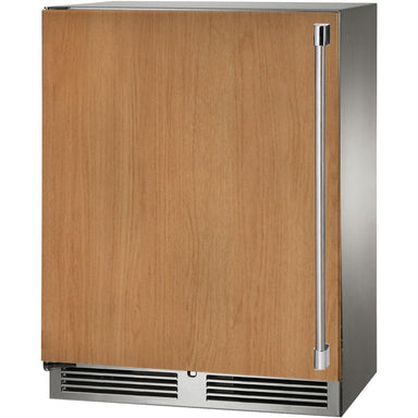 HH24WO-4-2L Perlick Signature Series Shallow Depth 18" Depth Outdoor Wine Reserve with fully integrated panel-ready solid door, hinge left-1