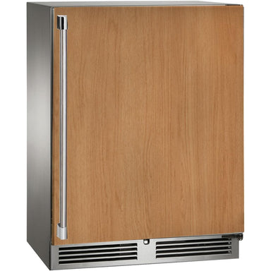 HH24WO-4-2R Perlick Signature Series Shallow Depth 18" Depth Outdoor Wine Reserve with fully integrated panel-ready solid door, hinge right-1