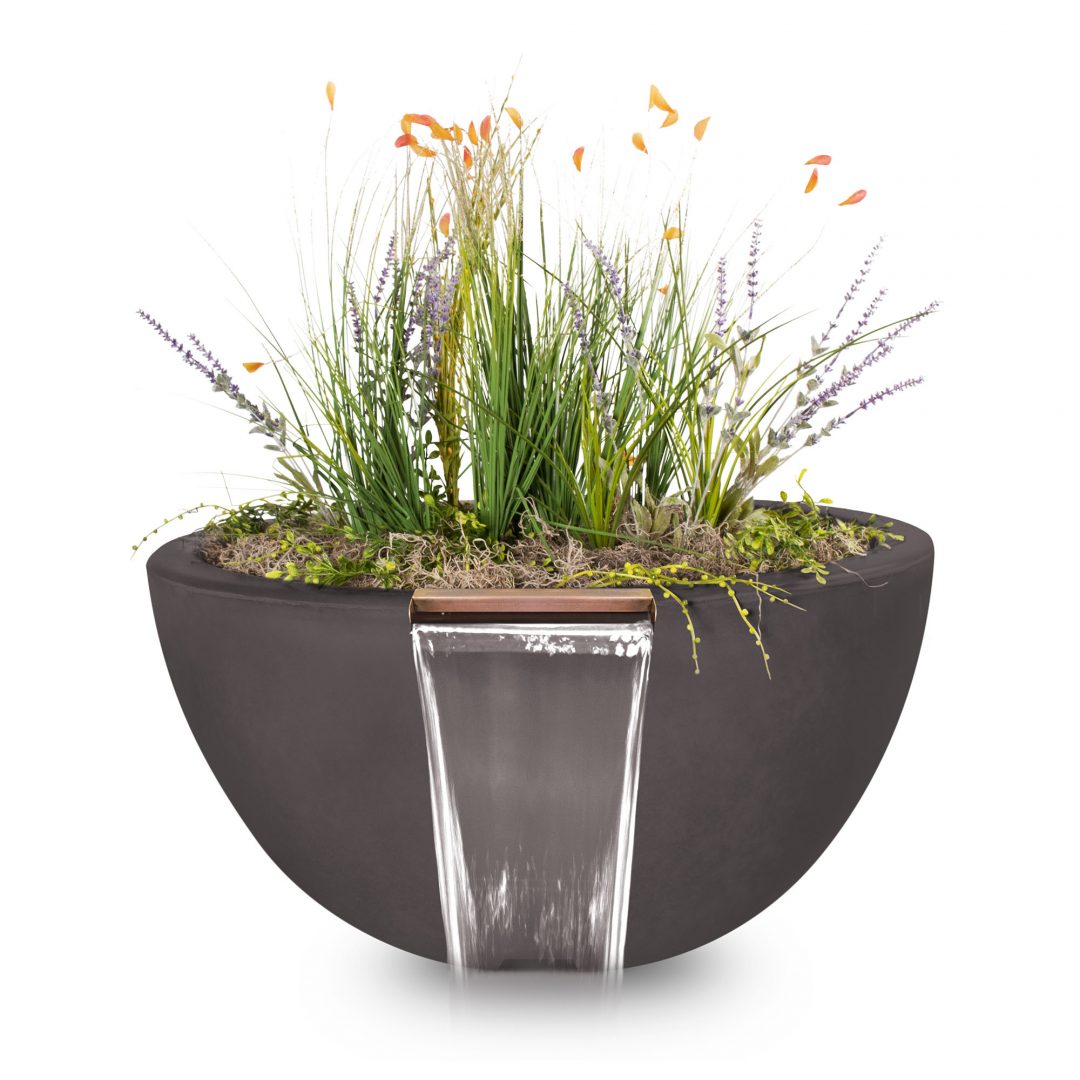 The Outdoor Plus Luna Planter & Water Bowl | GFRC Concrete