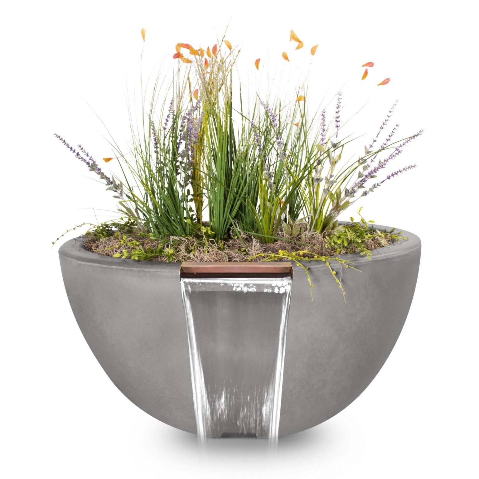 The Outdoor Plus Luna Planter & Water Bowl | GFRC Concrete