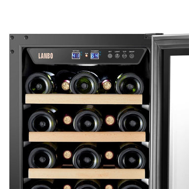 Lanbo LW33S 33 Bottle Single Zone Wine Cooler-2
