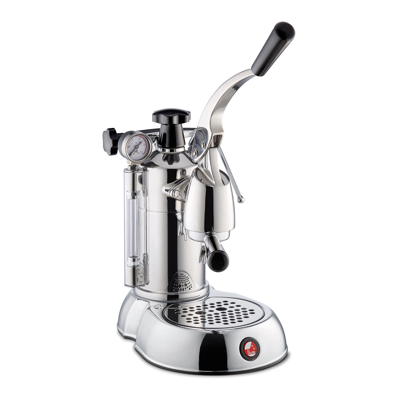 La Pavoni Stradivari 16 Cup Professional Espresso Machine In Chrome & Black #PSC-16