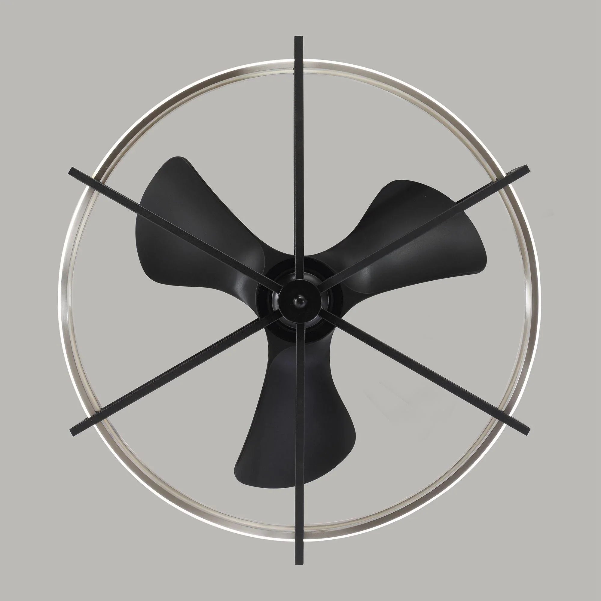 Parrot Uncle 29.5 In. Black Modern Ceiling Fan