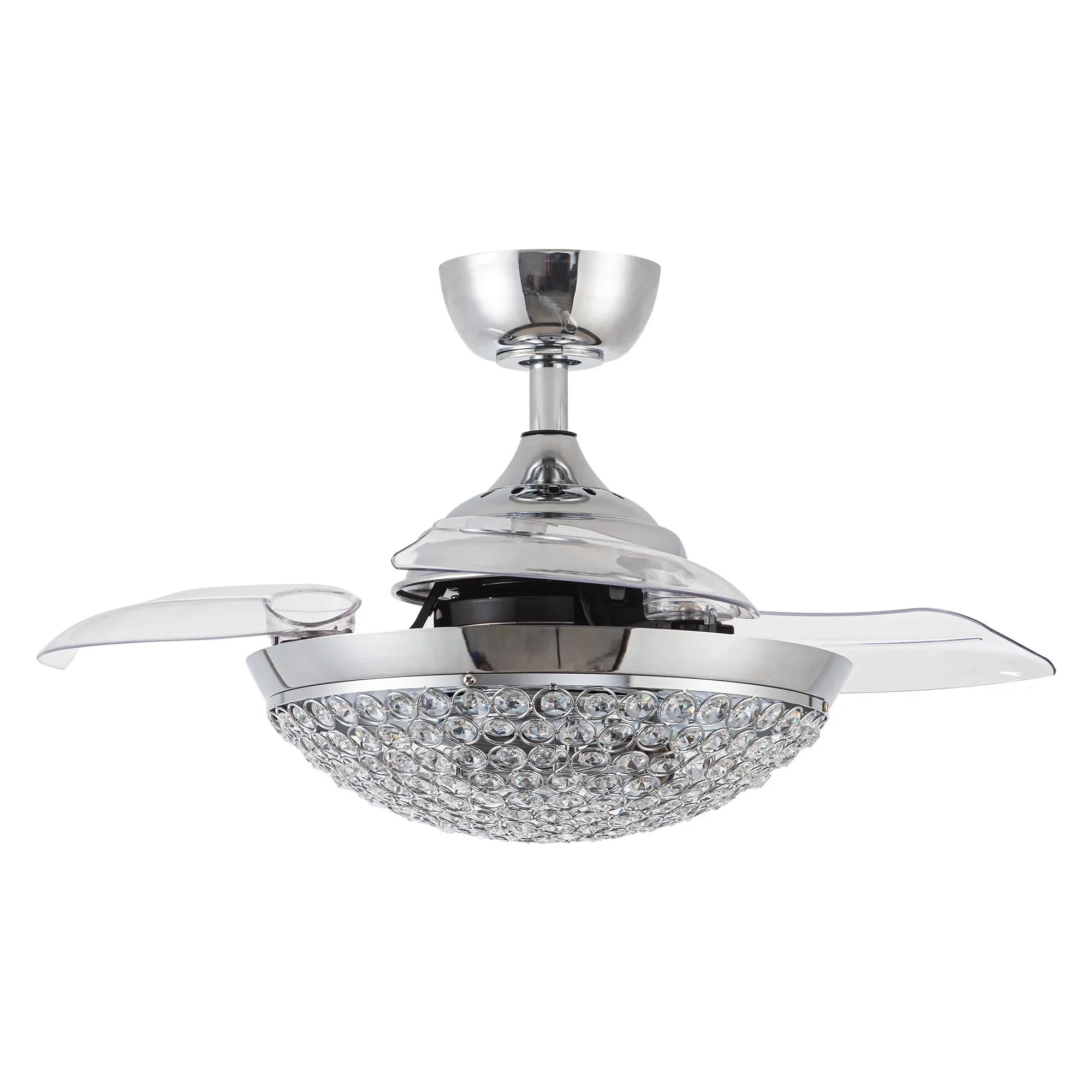 Parrot Uncle 36 In. Brownesville Modern Ceiling Fan with Lighting and Remote Control