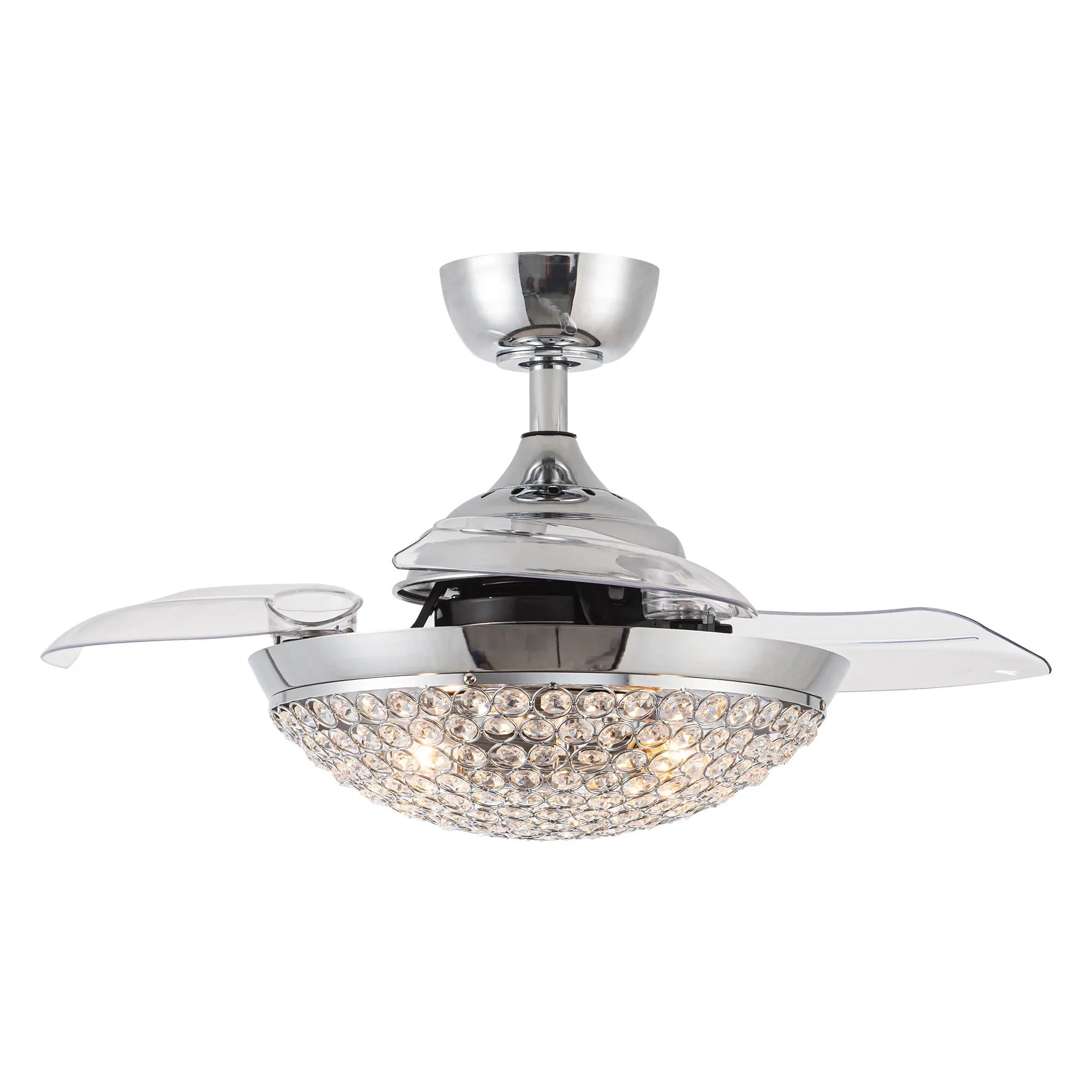 Parrot Uncle 36 In. Brownesville Modern Ceiling Fan with Lighting and Remote Control