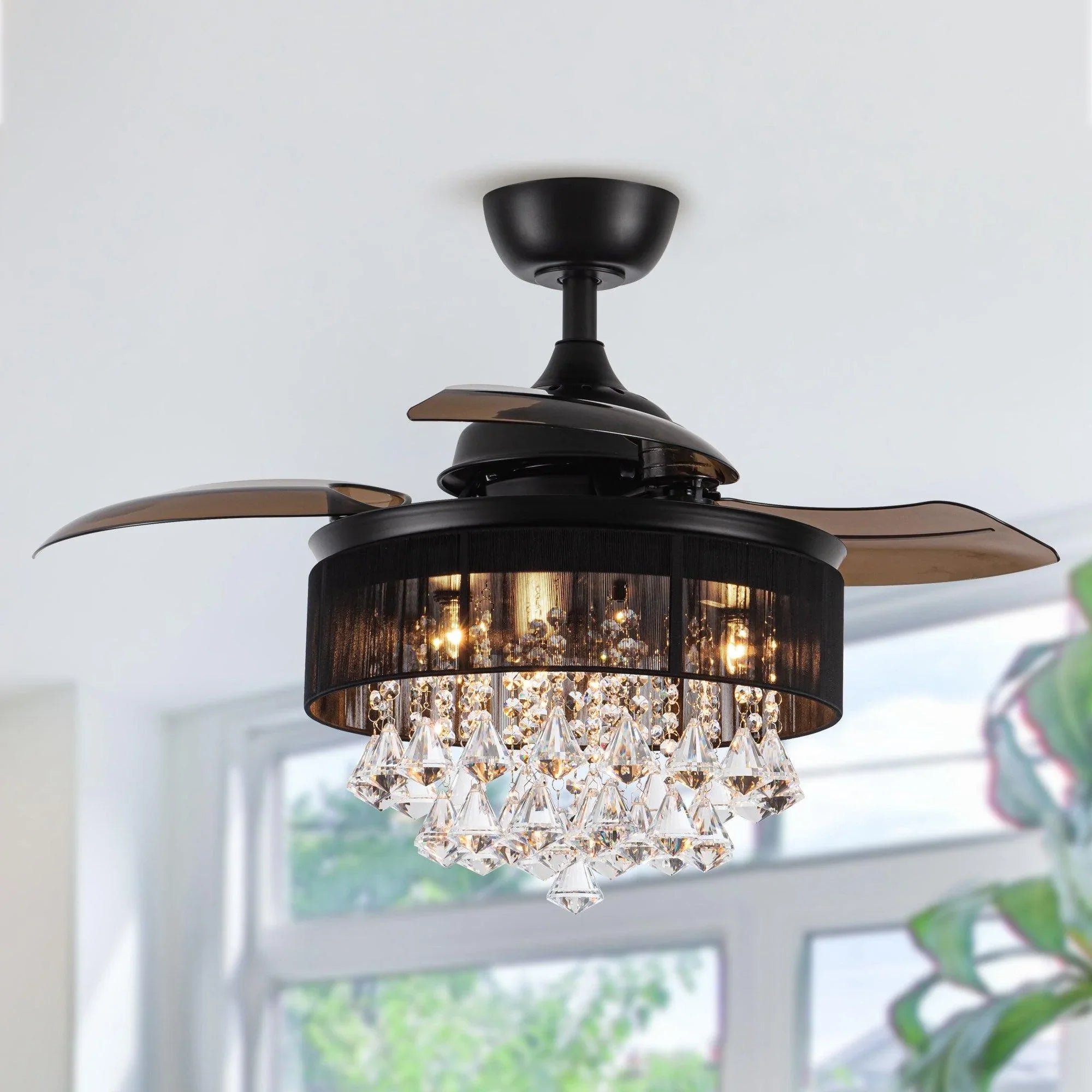 Parrot Uncle 36 In. Broxburne Ceiling Fan with Lighting and Remote Control