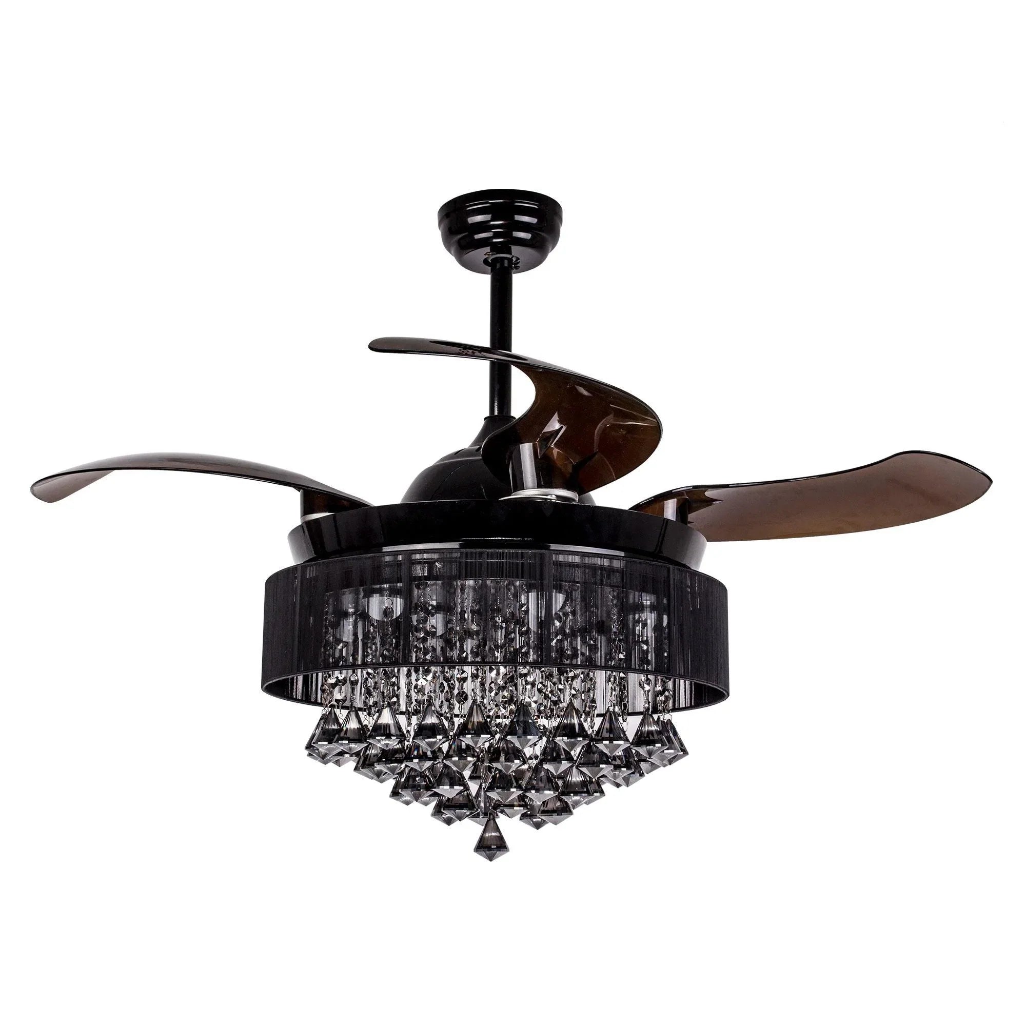 Parrot Uncle 46 In. Broxburne Modern Ceiling Fan with Lighting and Remote Control