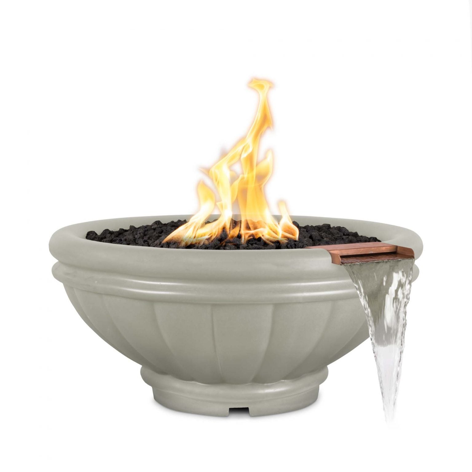 The Outdoor Plus Roma Fire & Water Bowl | GFRC Concrete