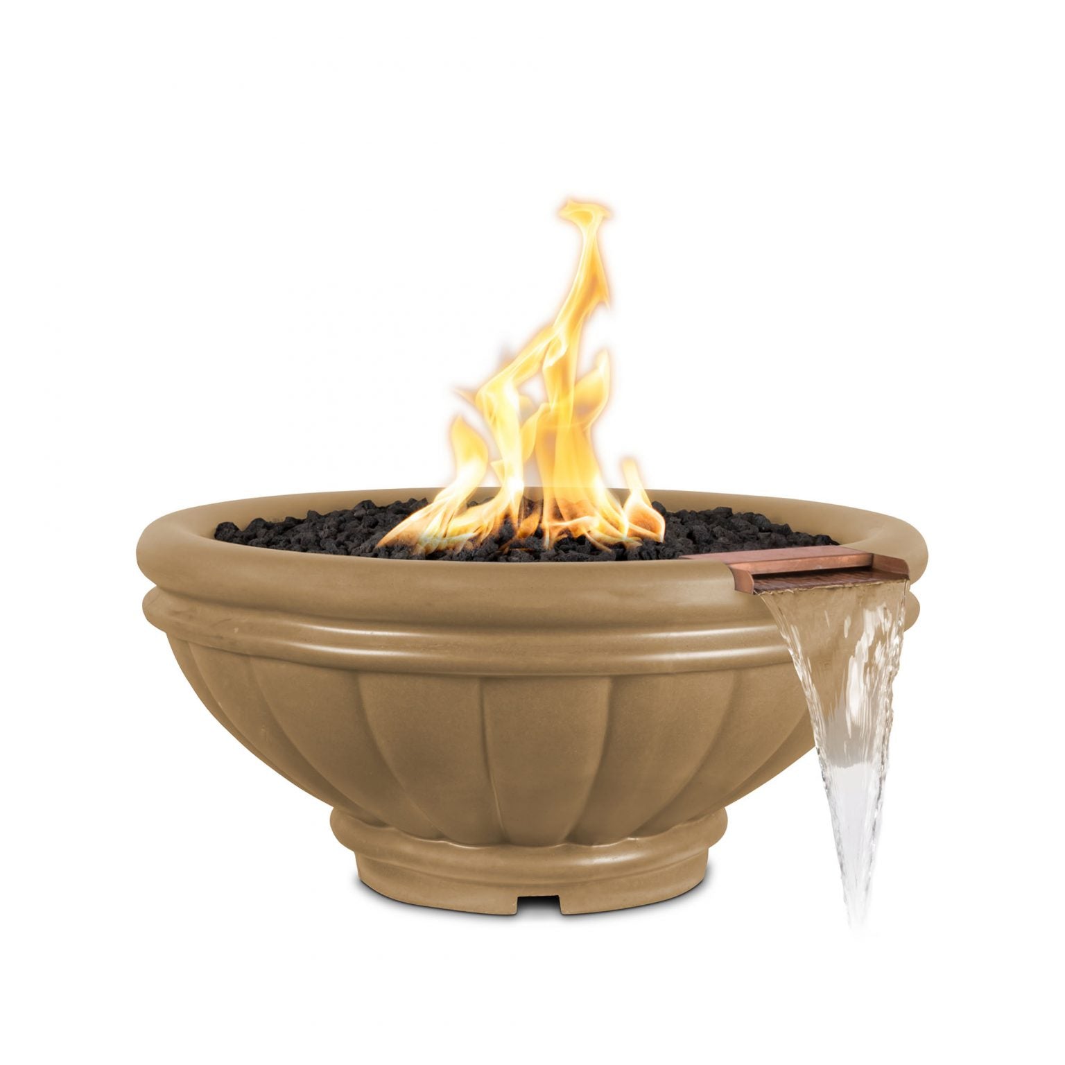 The Outdoor Plus Roma Fire & Water Bowl | GFRC Concrete