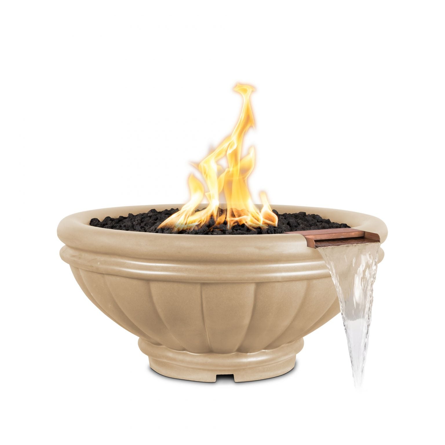 The Outdoor Plus Roma Fire & Water Bowl | GFRC Concrete