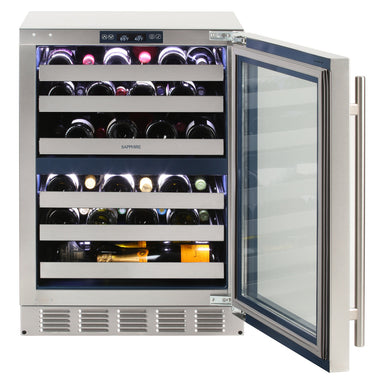 Sapphire 24" Indoor Dual Zone Wine Refrigerator - SW24DZ-2