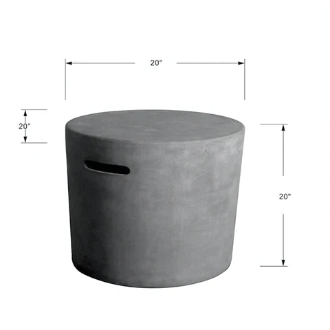 Elementi Round Tank Cover 20 x 20 x 20" ONB01-107