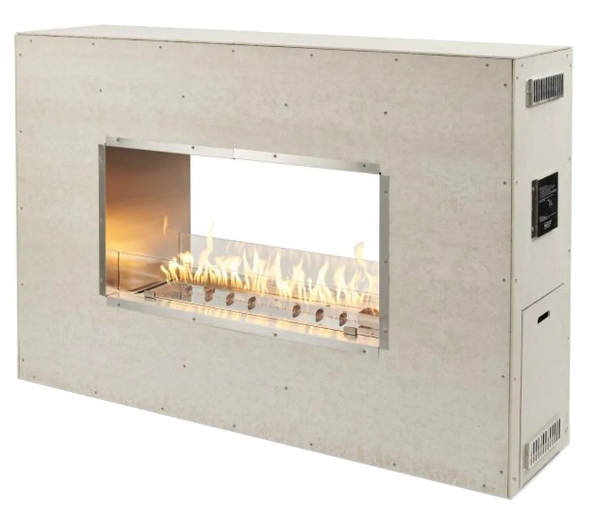 The Outdoor Greatroom | Linear Ready-to-Finish See-Through Gas Fireplace| DSI-NG