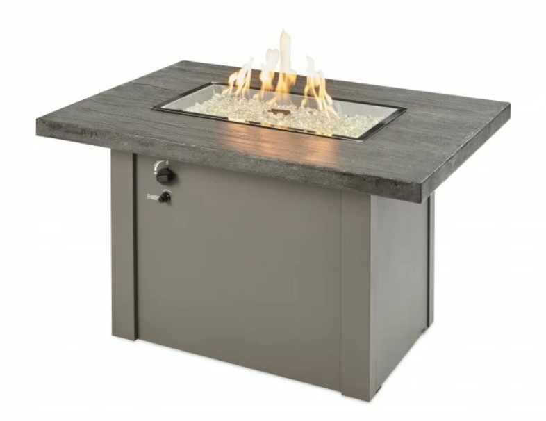 The Outdoor Greatroom | Havenwood Rectangular Gas Fire Pit Table