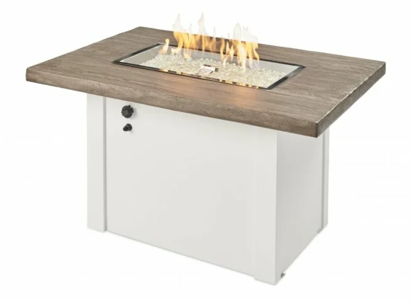 The Outdoor Greatroom | Havenwood Rectangular Gas Fire Pit Table