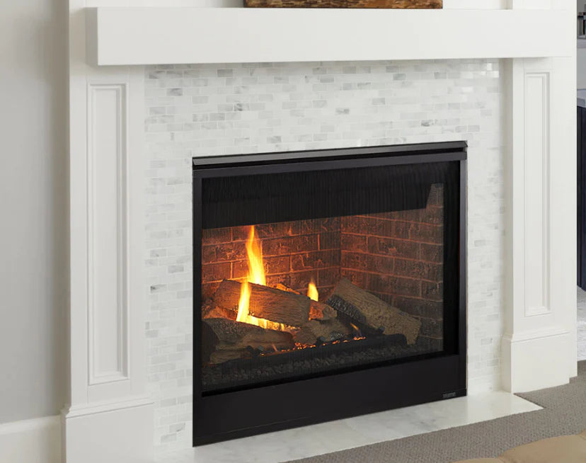 Majestic Meridian Platinum Direct Vent Gas Fireplace with Intellifire Touch ignition